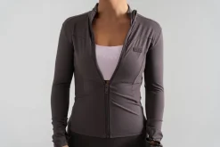 BASE Zip Jacket - Taupe Brown