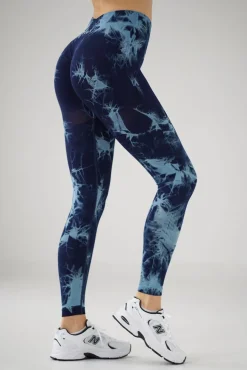 Marble Scrunch - Navy