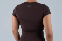 Opule Scrunch Tee - Espresso