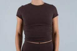 Opule Scrunch Tee - Espresso