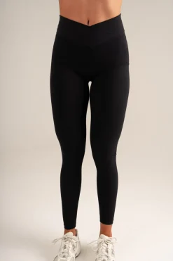 Opule Wrap Tights Black