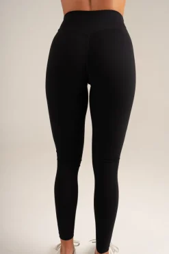 Opule Wrap Tights Black