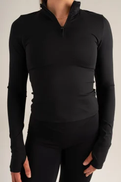 Sculpt Half Zip Black