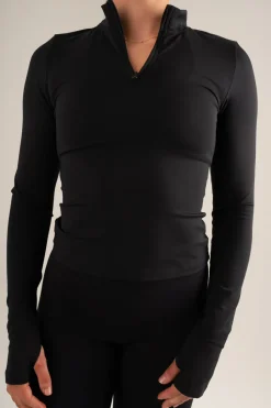 Sculpt Half Zip Black