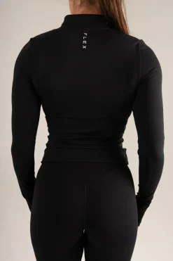 Sculpt Half Zip Black
