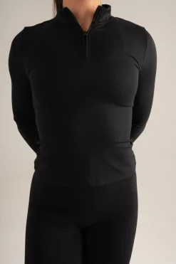 Sculpt Half Zip Black