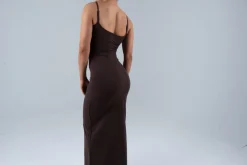 Shape long dress Espresso